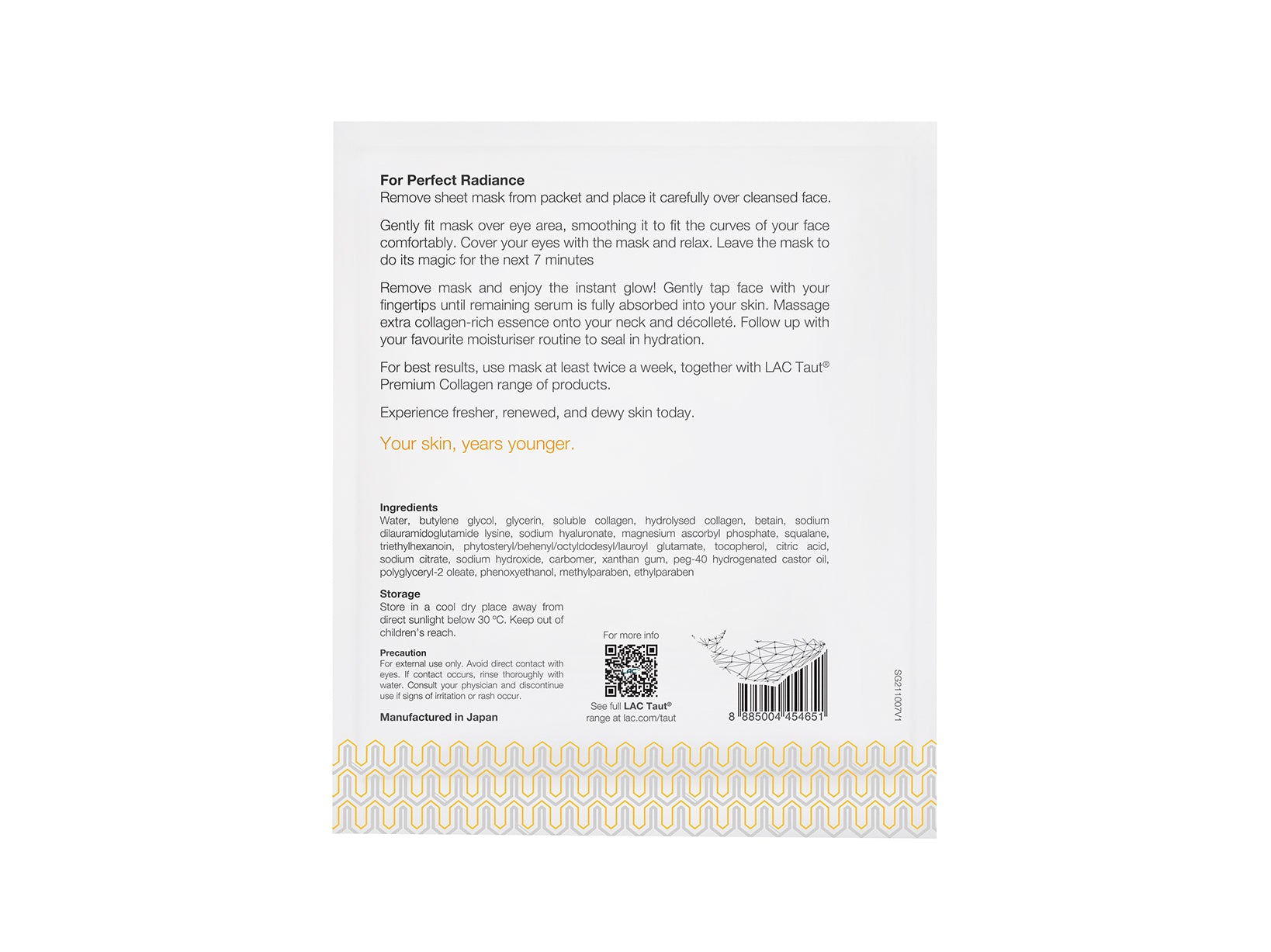 Taut Radiance+ Premium Collagen Mask