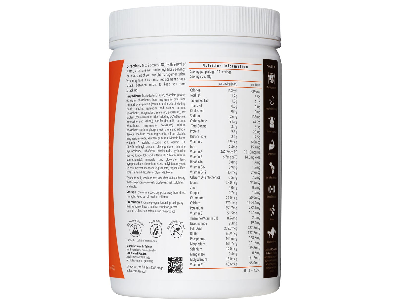Shake Complete Meal Replacement Rich Dark Chocolate