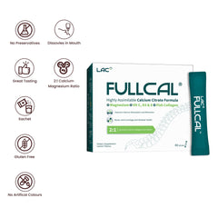 FullCal® - สูตรแคลเซียมซิเตรตที่ดูดซึมได้สูง