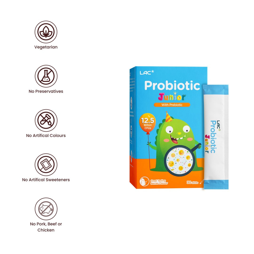 Probiotic Junior -12.5 Billion CFU with Prebiotic