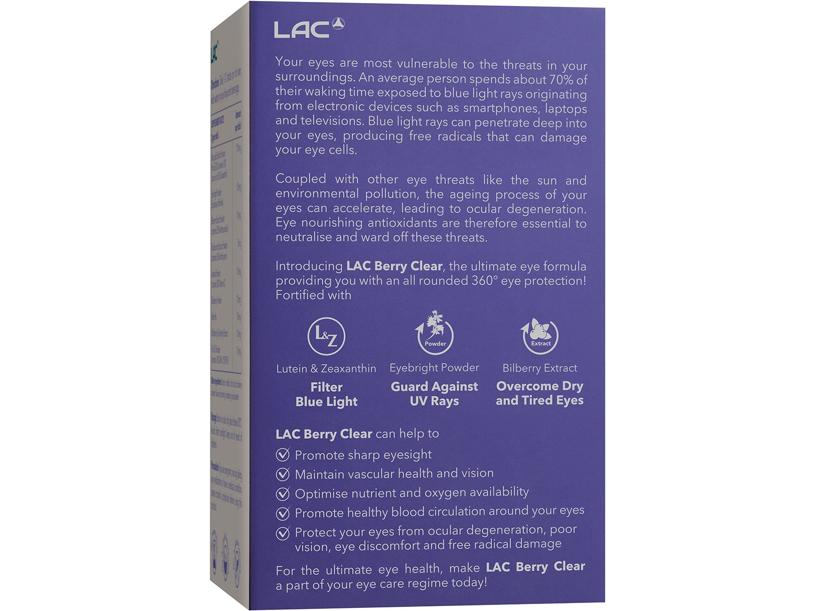 Berry Clear® - 360° Eye Protection