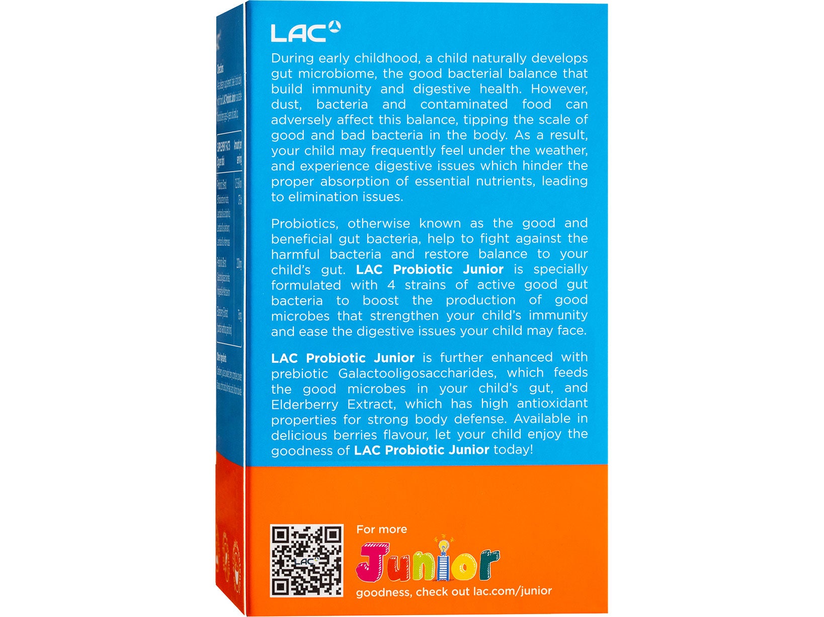 Probiotic Junior -12.5 Billion CFU with Prebiotic