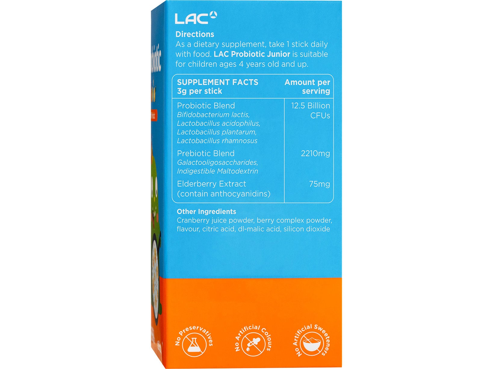 Probiotic Junior -12.5 Billion CFU with Prebiotic