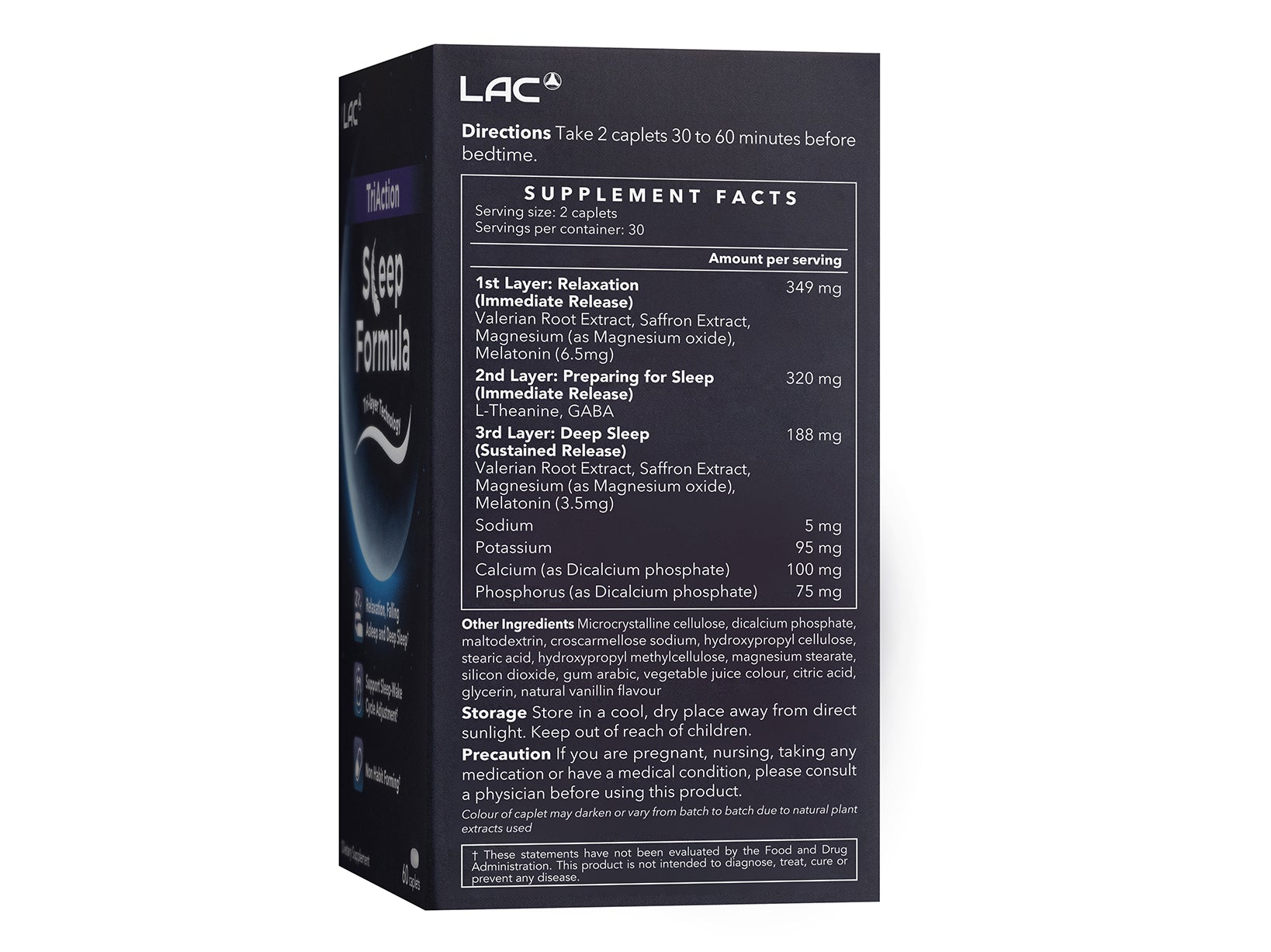 TriAction Sleep Formula - Tri-layer Sleep Technology