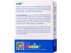 Brainspeed® Junior - อาหารเสริมสมองที่อุดมไปด้วย DHA
