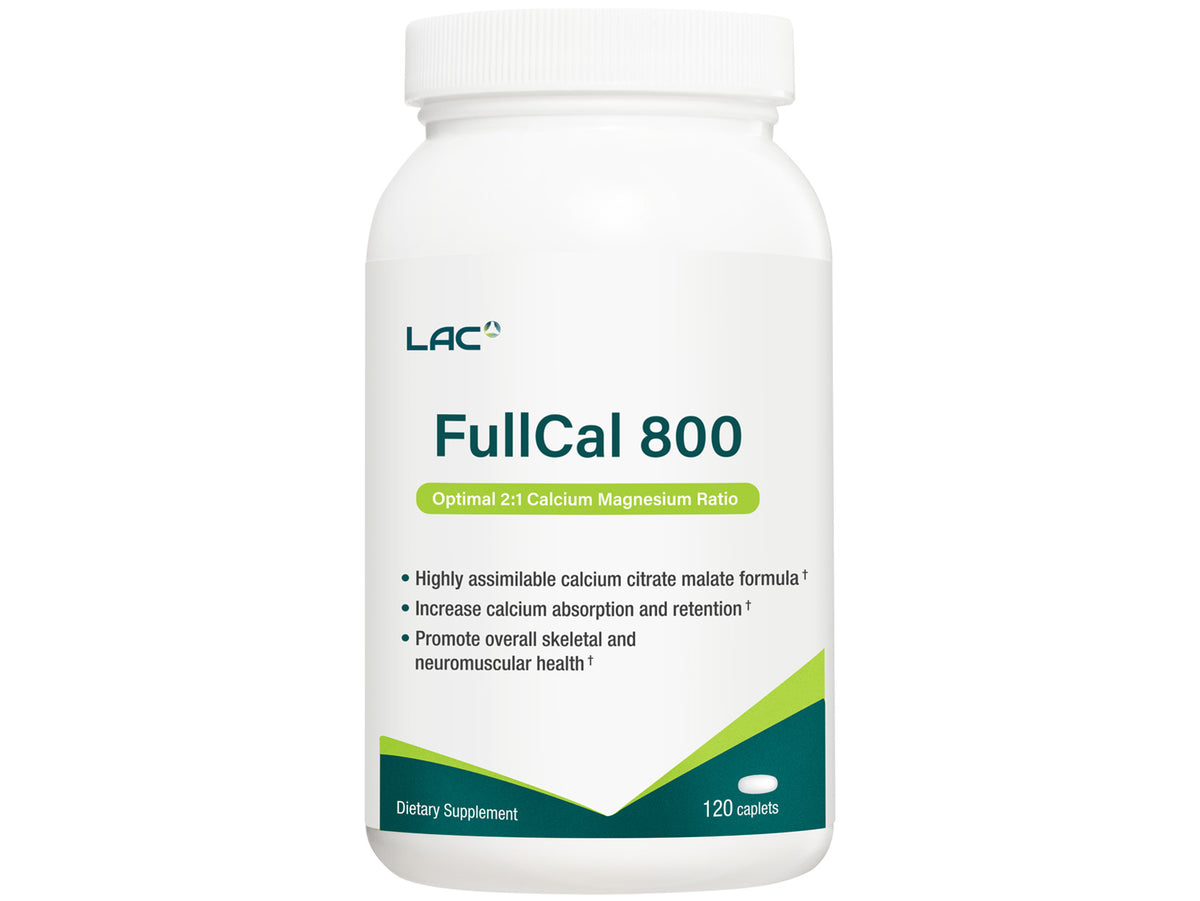 FullCal® 800 - Optimal 2:1 Calcium Magnesium Formula (120 caplets)