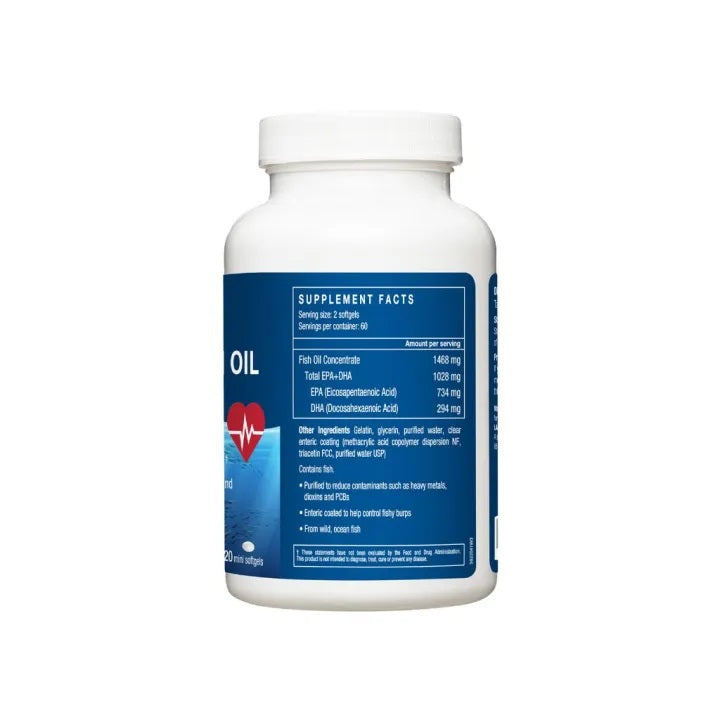 LAC Omegas & Fish Oil Trimax™ Omega Fish Oil Mini 1000mg (120 mini softgels)
