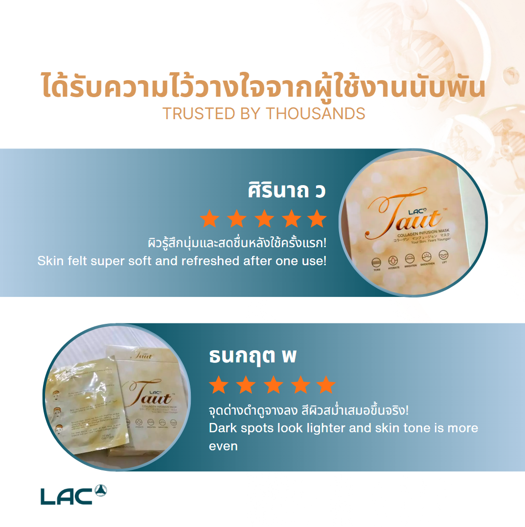 LAC Taut Radiance+ Premium Collagen Mask