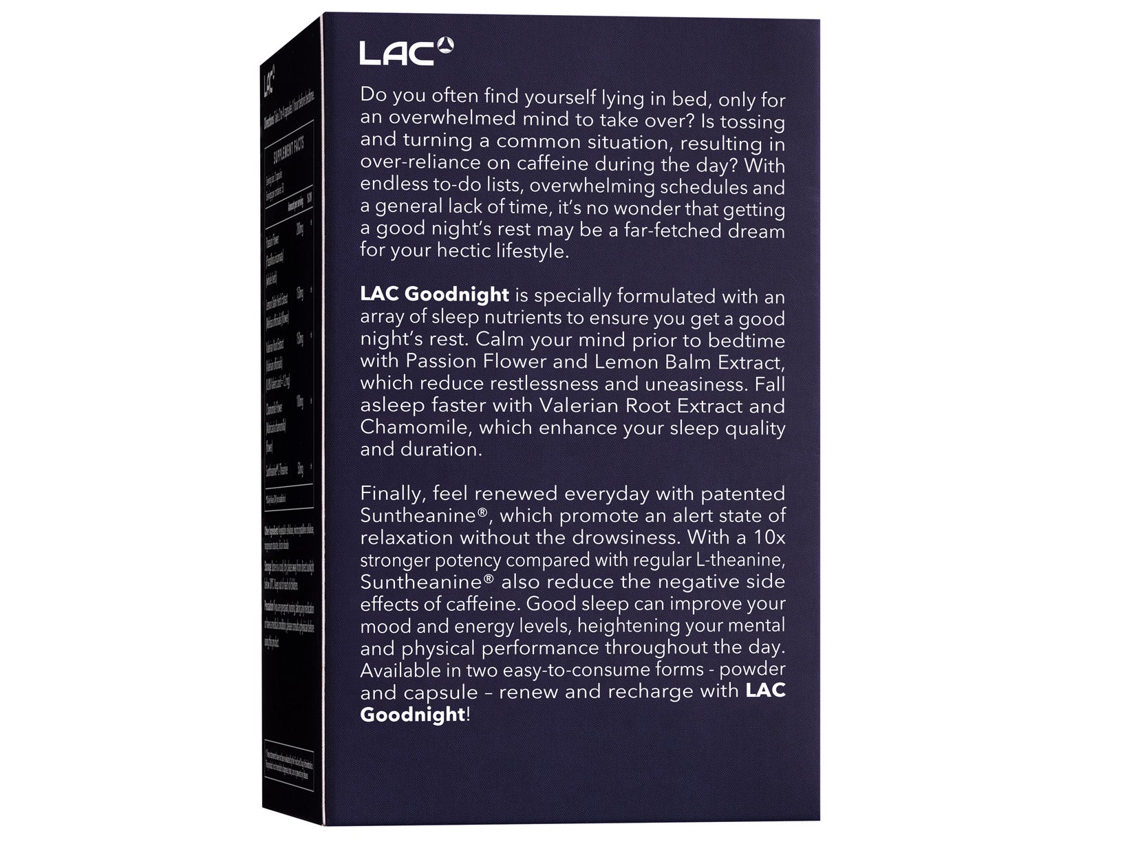 LAC Goodnight - zzZZ Formula