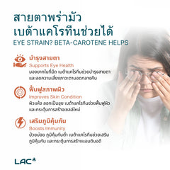 LAC Vitamin A Beta Carotene 6mg