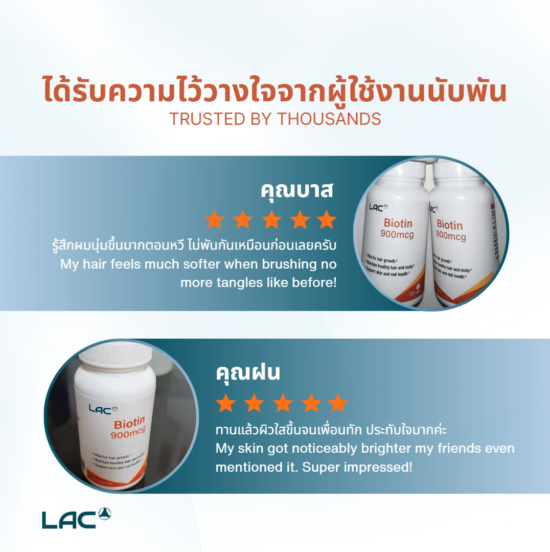 LAC Biotin 900mcg