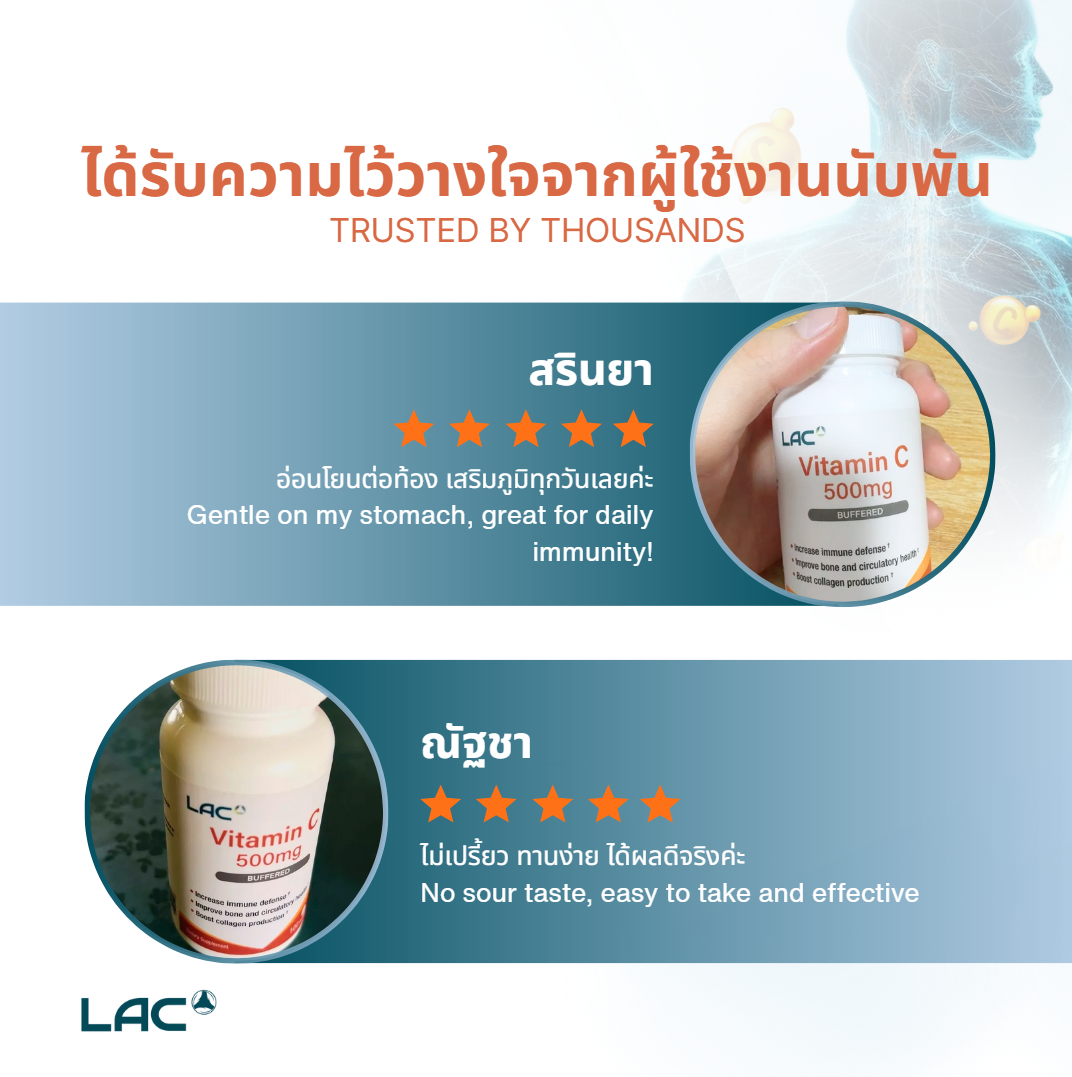 LAC Vitamin C 500mg Buffered