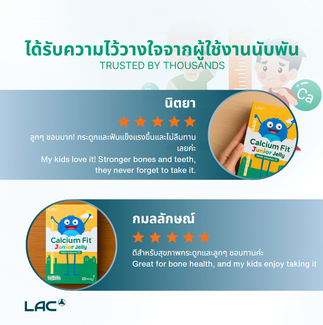 LAC Calcium Fit™ Junior - Strong Bones and Teeth