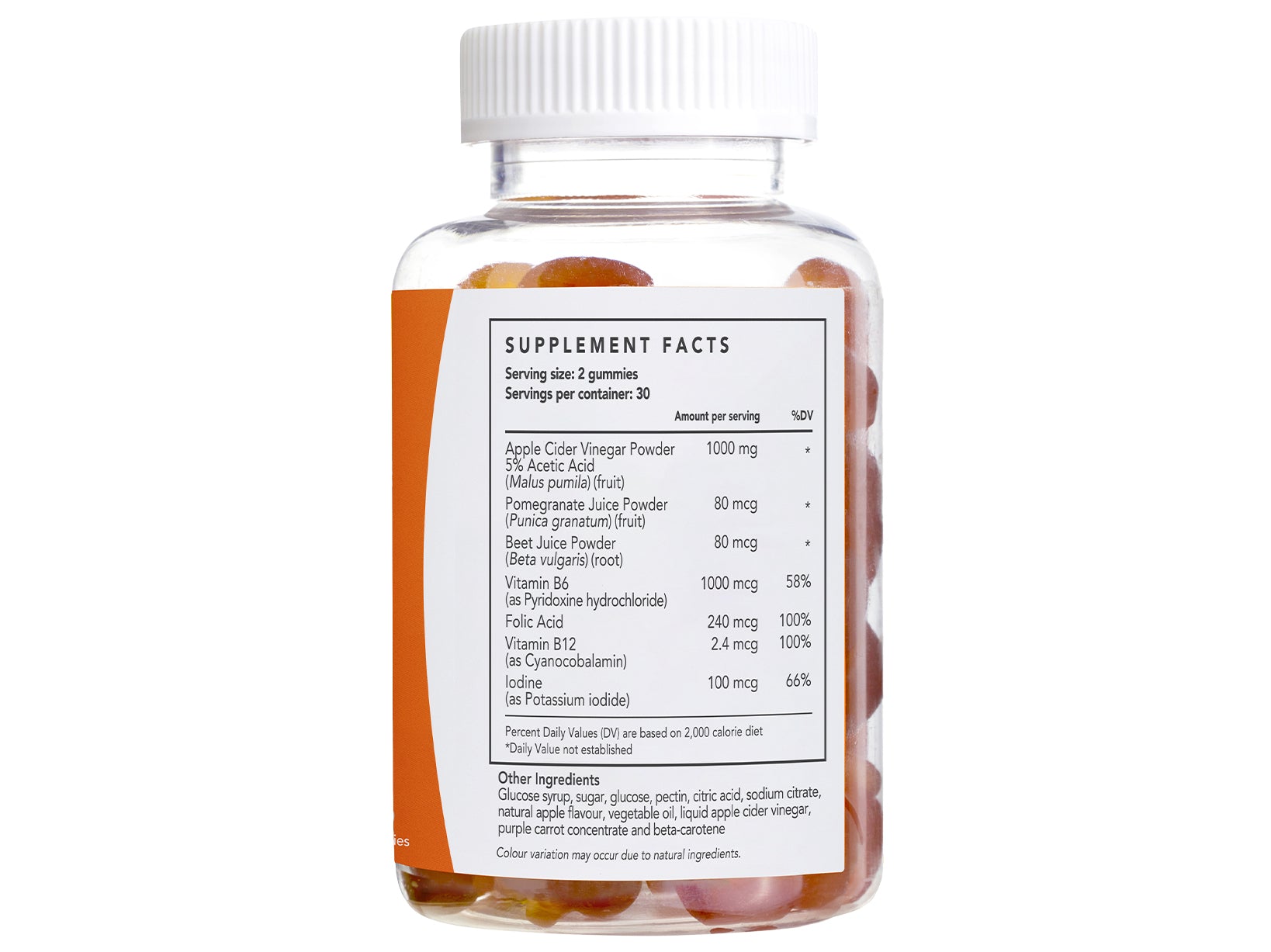 LAC Apple Cider Vinegar - with the "Mother" (60 gummies)