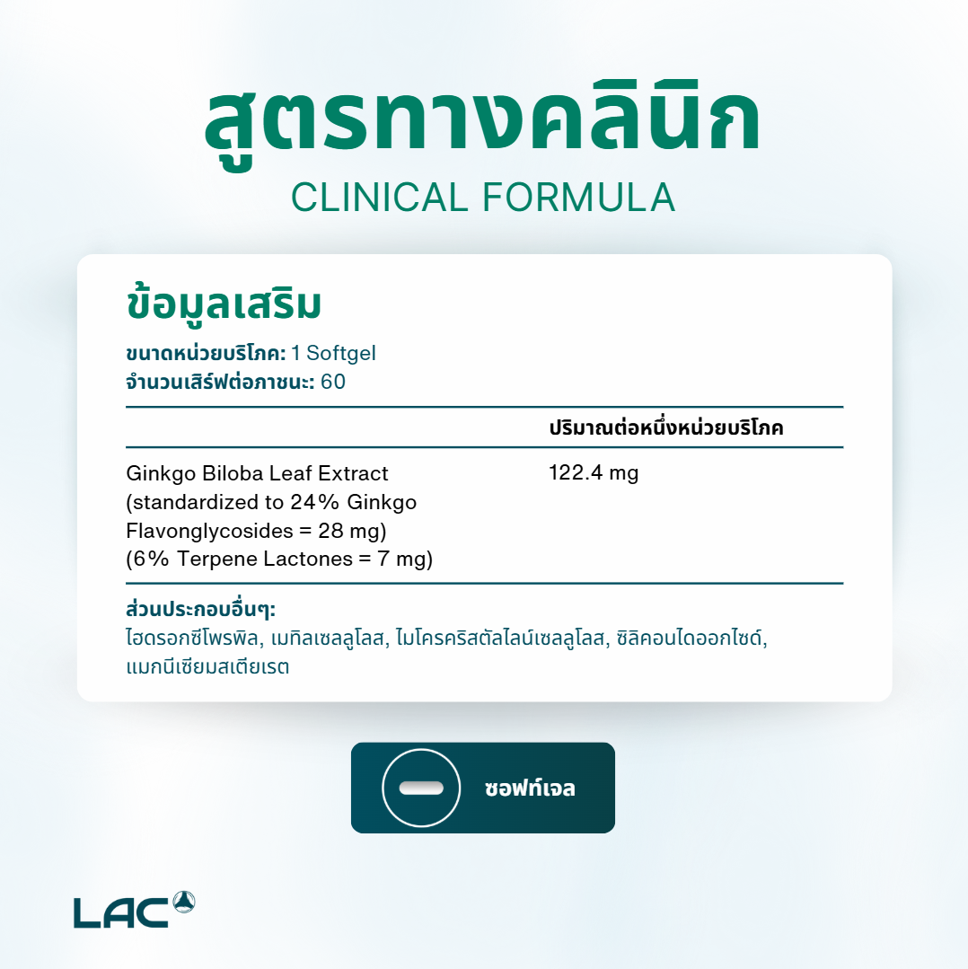 LAC Herbs Ginkgo Biloba 120mg