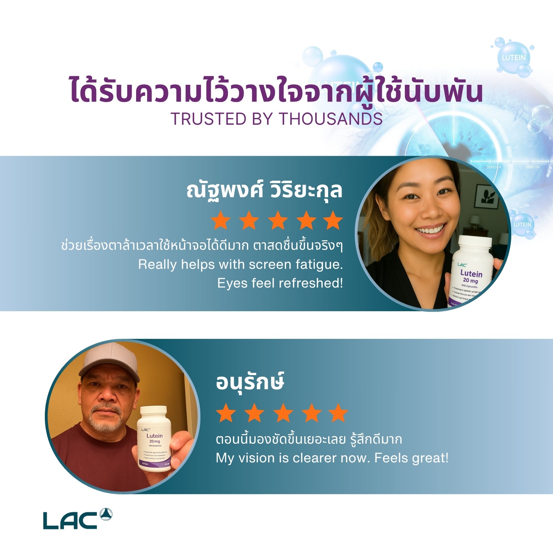 LAC Lutein 20mg with Zeaxanthin