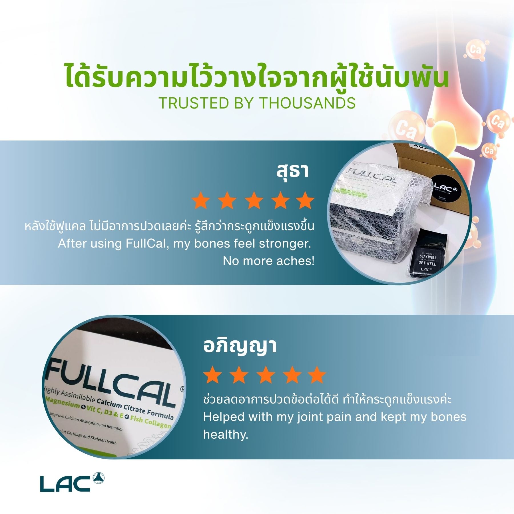 LAC FullCal® Apple - Highly Assimilable Calcium Citrate Formula (3g x 60sticks)