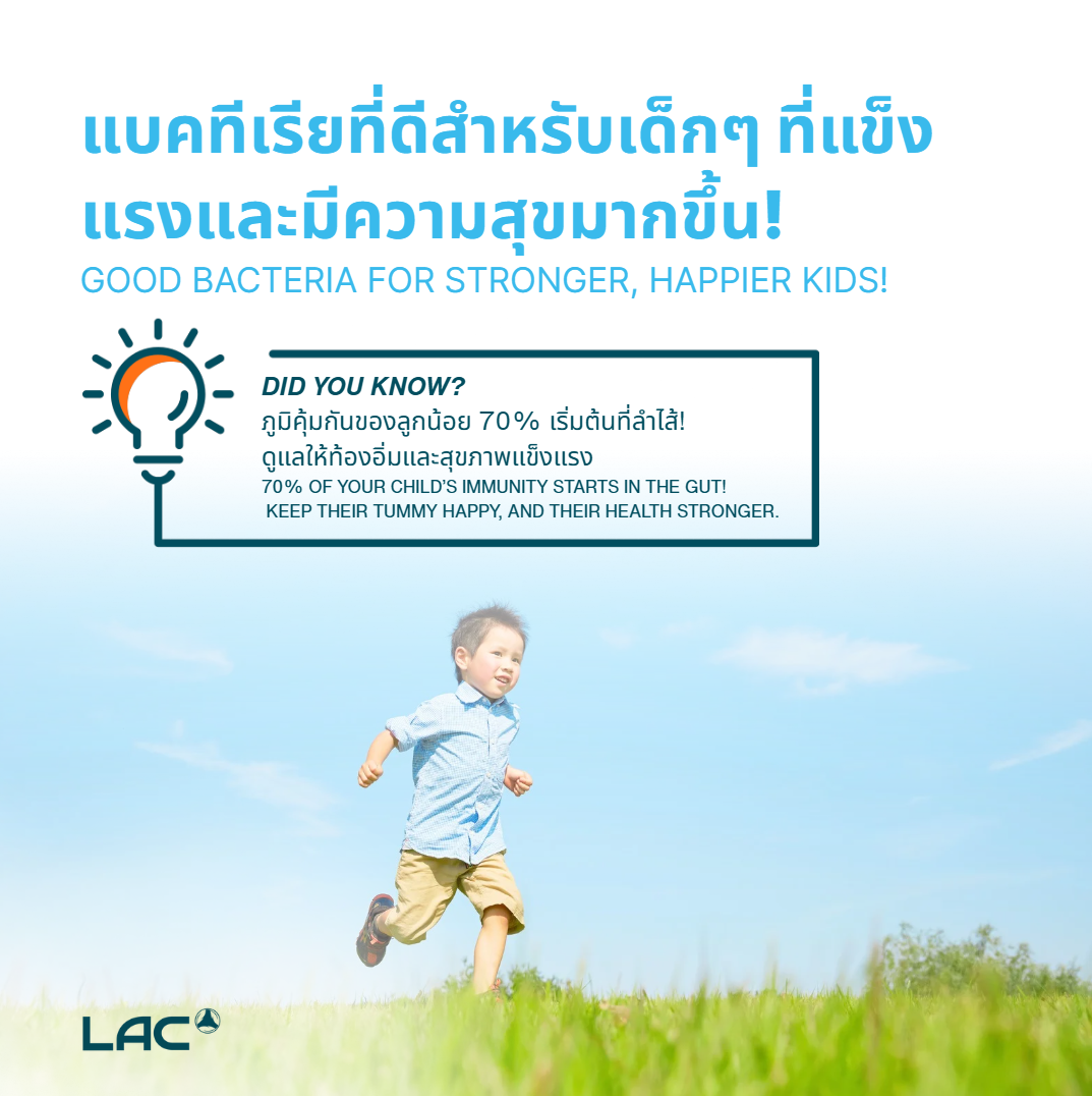 LAC Probiotic Junior -12.5 Billion CFU with Prebiotic