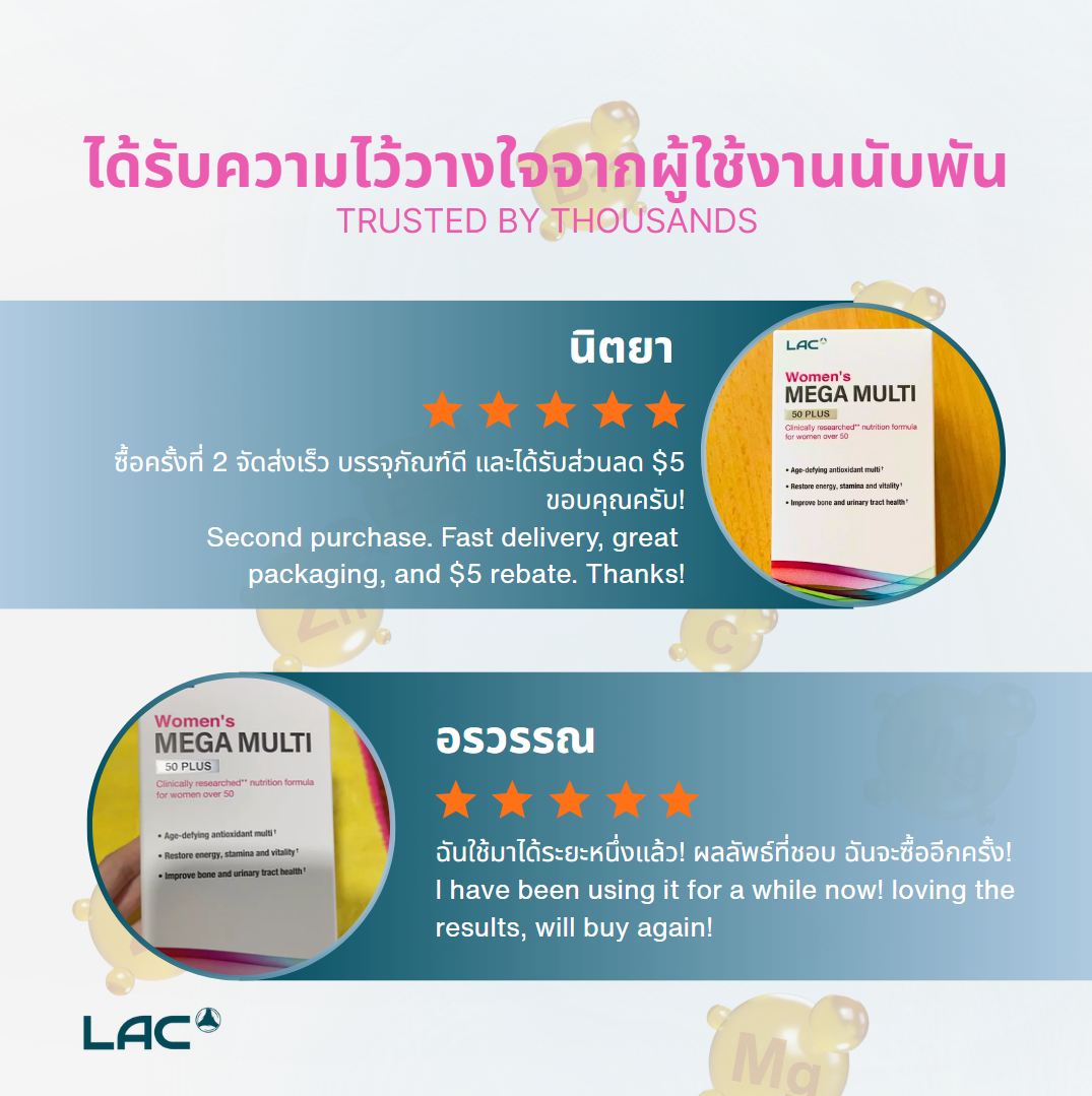 LAC Mega Multi 50 Plus Women
