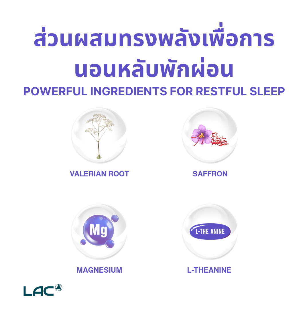LAC TriAction Sleep Formula - Tri-layer Sleep Technology