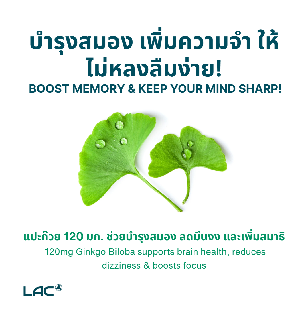 LAC Herbs Ginkgo Biloba 120mg
