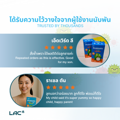 LAC Probiotic Junior -12.5 Billion CFU with Prebiotic