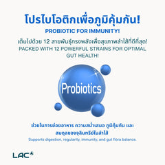 LAC Probiotic Complex Capsules 25 Billion CFU - Daily Support